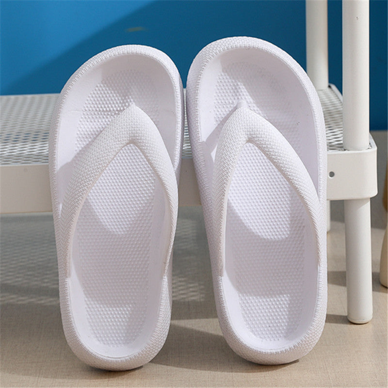 Unisex EVA Clip-Toe Slides | Non-Slip Thick Sole Bathroom Slippers