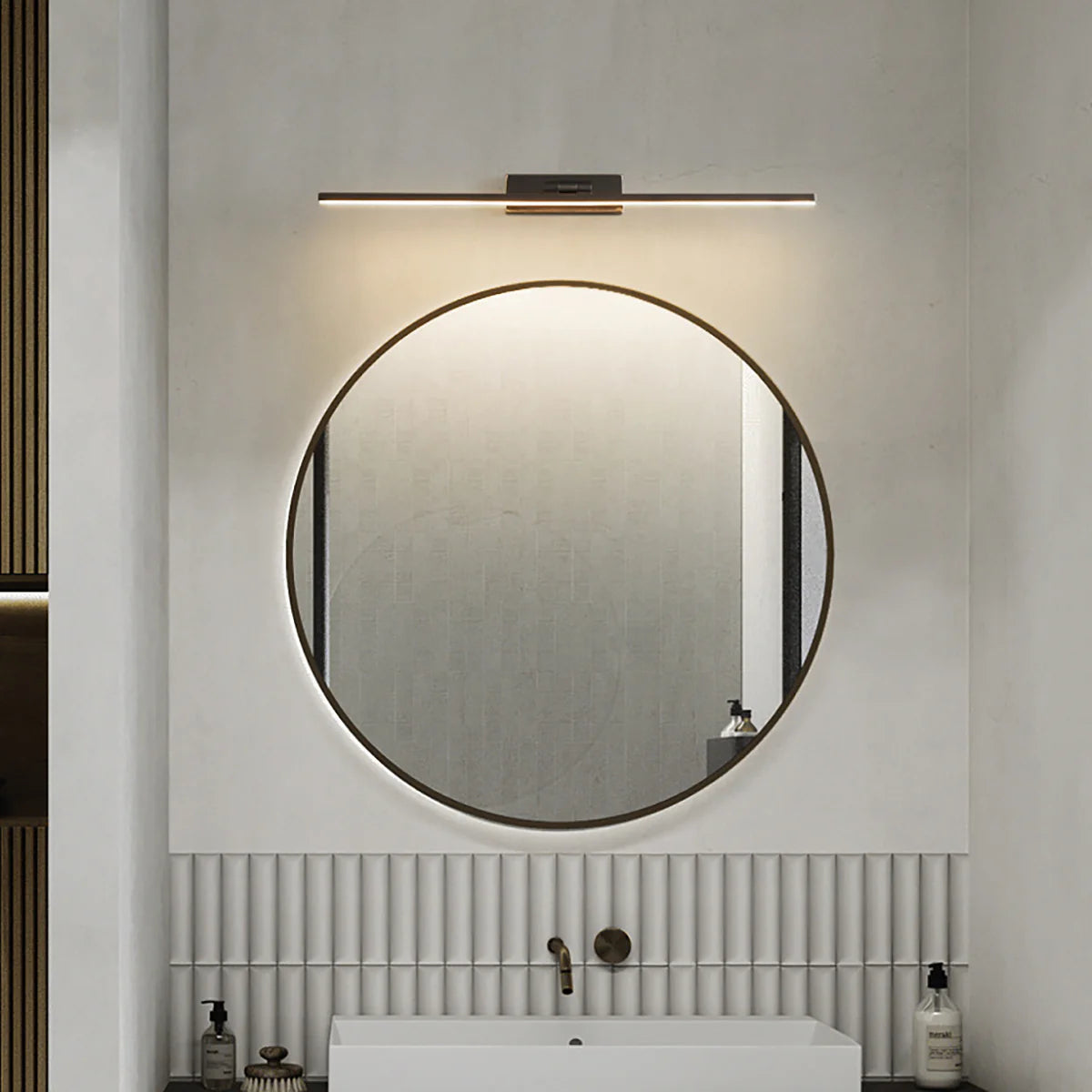 Linear Bathroom Wall Light