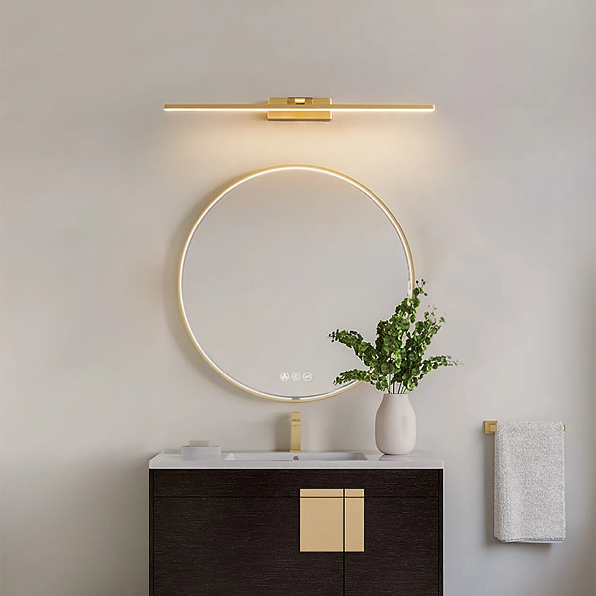 Linear Bathroom Wall Light