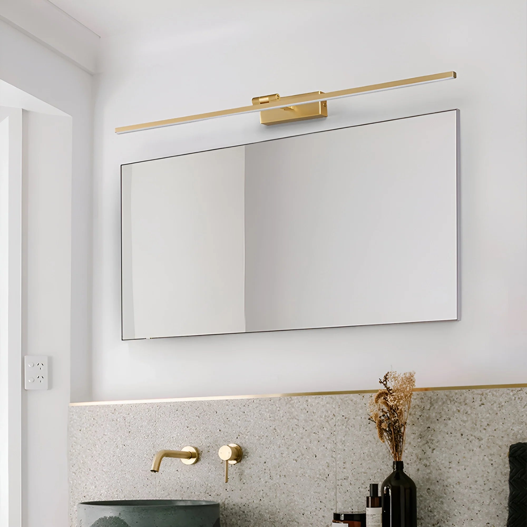 Linear Bathroom Wall Light