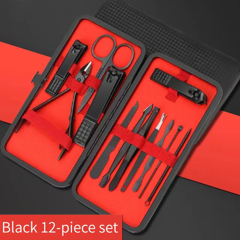 Nail Clipper Set Stainless Steel Manicure and Pedicure Grooming Kit