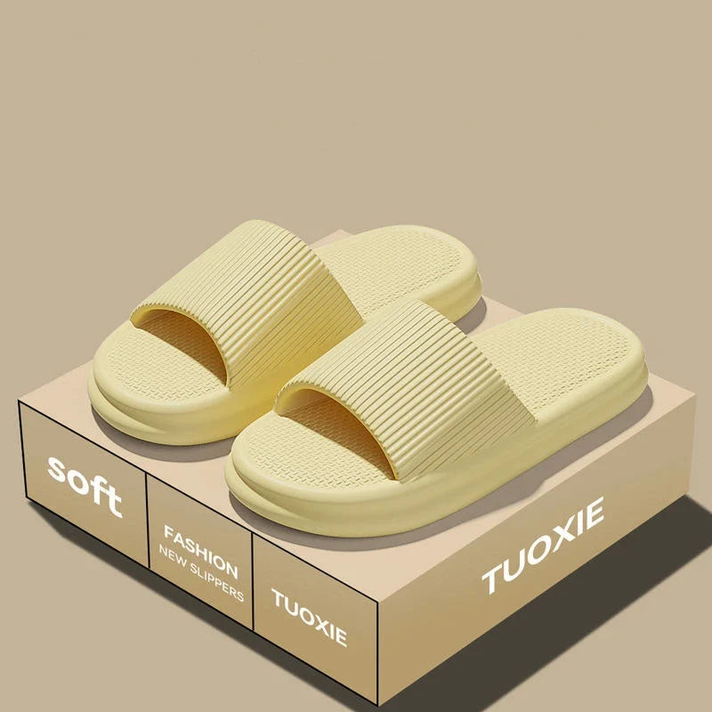 EVA Slide Sandals for Women & Men - Lightweight Non-Slip Home, Beach & Bathroom Slippers