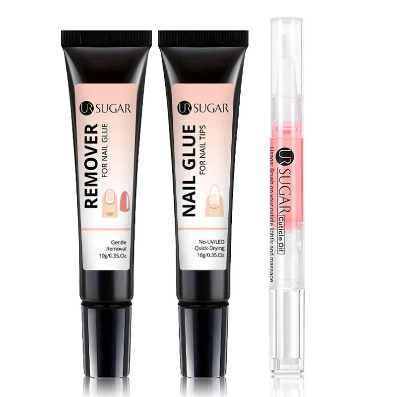 Nail Glue & Remover Set for Press-On Nails — Water-Based, Strong Hold | Lamaquise