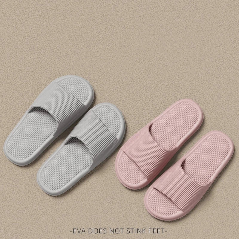 EVA Slide Sandals for Women & Men - Lightweight Non-Slip Home, Beach & Bathroom Slippers