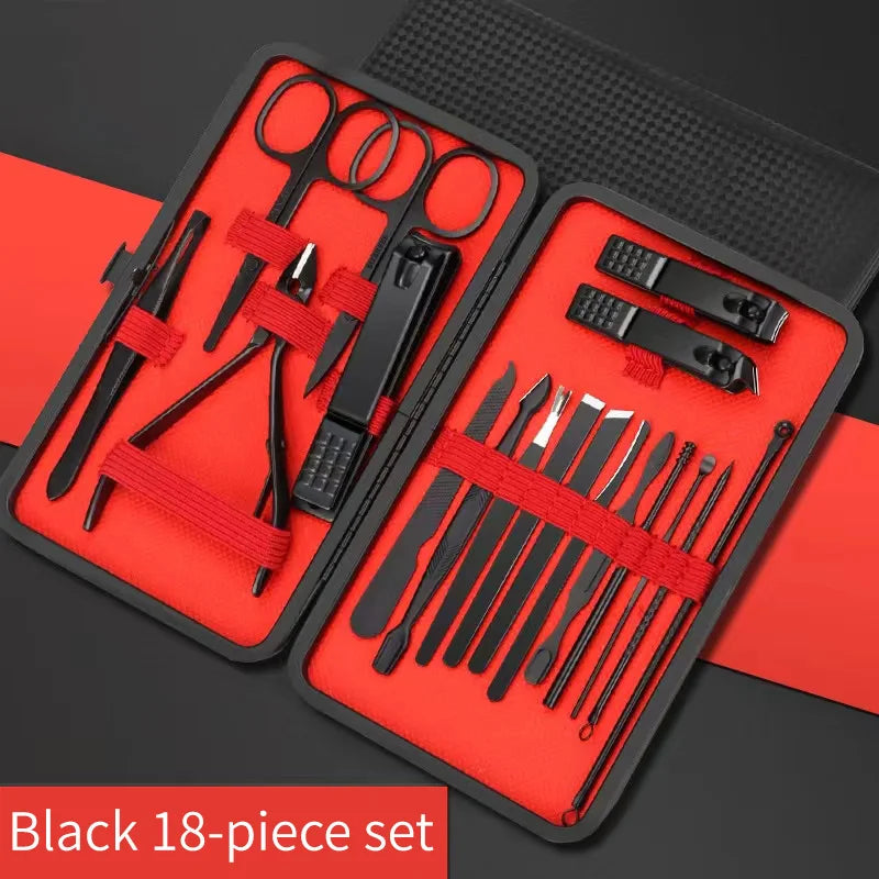 Nail Clipper Set Stainless Steel Manicure and Pedicure Grooming Kit