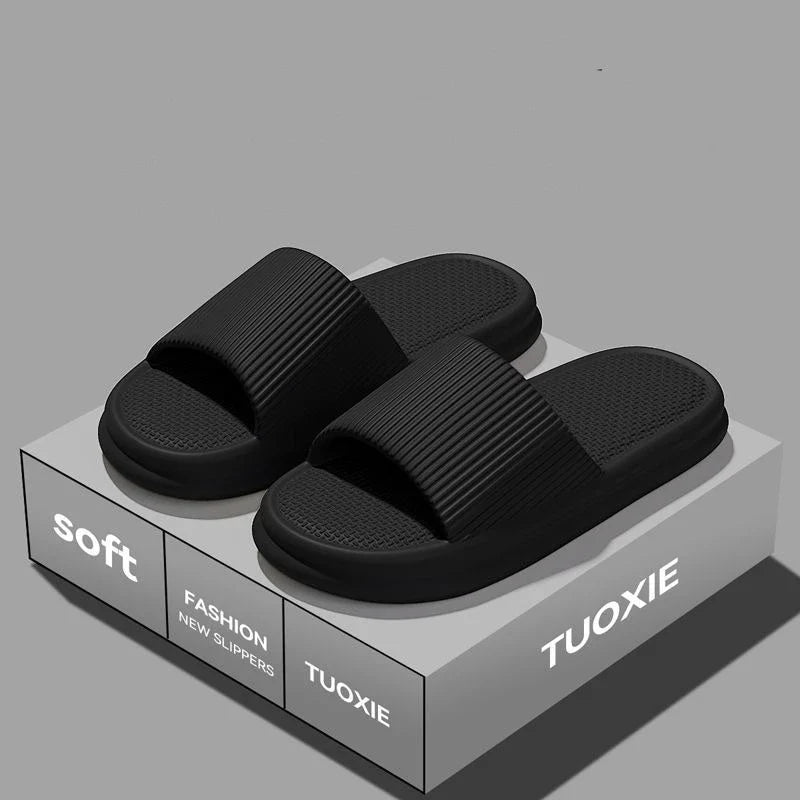 EVA Slide Sandals for Women & Men - Lightweight Non-Slip Home, Beach & Bathroom Slippers