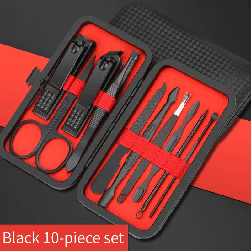 Nail Clipper Set Stainless Steel Manicure and Pedicure Grooming Kit