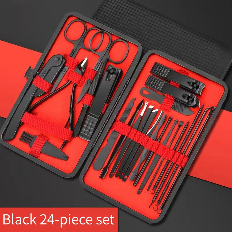 Nail Clipper Set Stainless Steel Manicure and Pedicure Grooming Kit