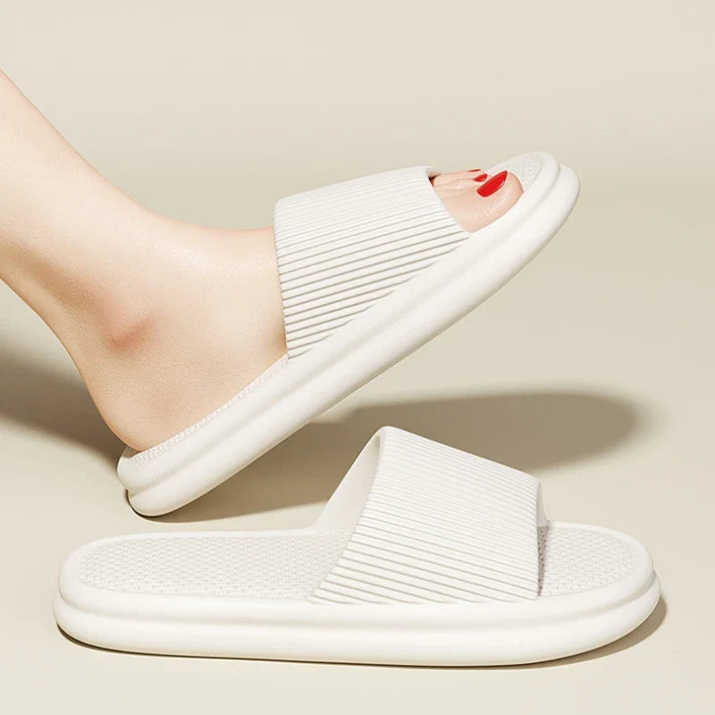 EVA Slide Sandals for Women & Men - Lightweight Non-Slip Home, Beach & Bathroom Slippers
