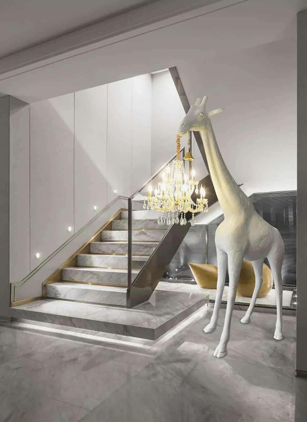 Sculpture Giraffe Floor Lamp