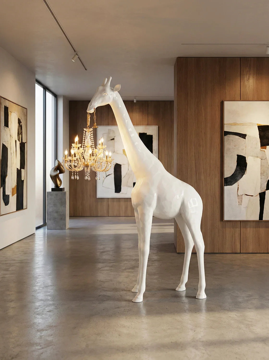 Sculpture Giraffe Floor Lamp