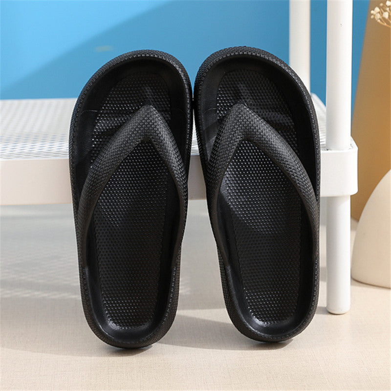Unisex EVA Clip-Toe Slides | Non-Slip Thick Sole Bathroom Slippers