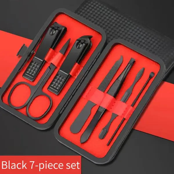 Nail Clipper Set Stainless Steel Manicure and Pedicure Grooming Kit