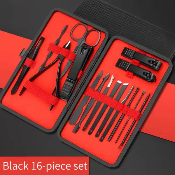 Nail Clipper Set Stainless Steel Manicure and Pedicure Grooming Kit
